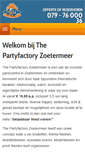 Mobile Screenshot of partyfactoryzoetermeer.nl